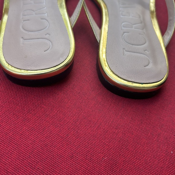 J Crew Capri Thong Sandals in Metallic leather - Picture 6 of 7